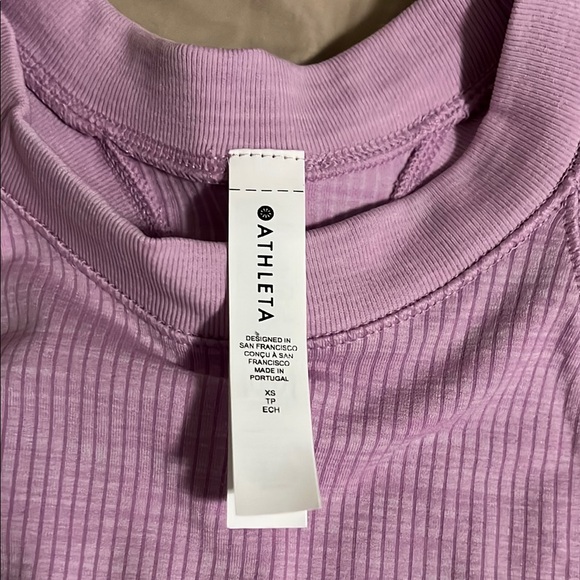 Athleta Lavender Ribbed Tank - Picture 2 of 3
